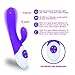 CKSOHOT Waterproof G Spot Rabbit Vibrator CKSOHOT 16 Speed Mode Silicone Vibrator Stimulator Vagina and Clitoris Sex Massager Sex Toys for Women Men Couple Rose