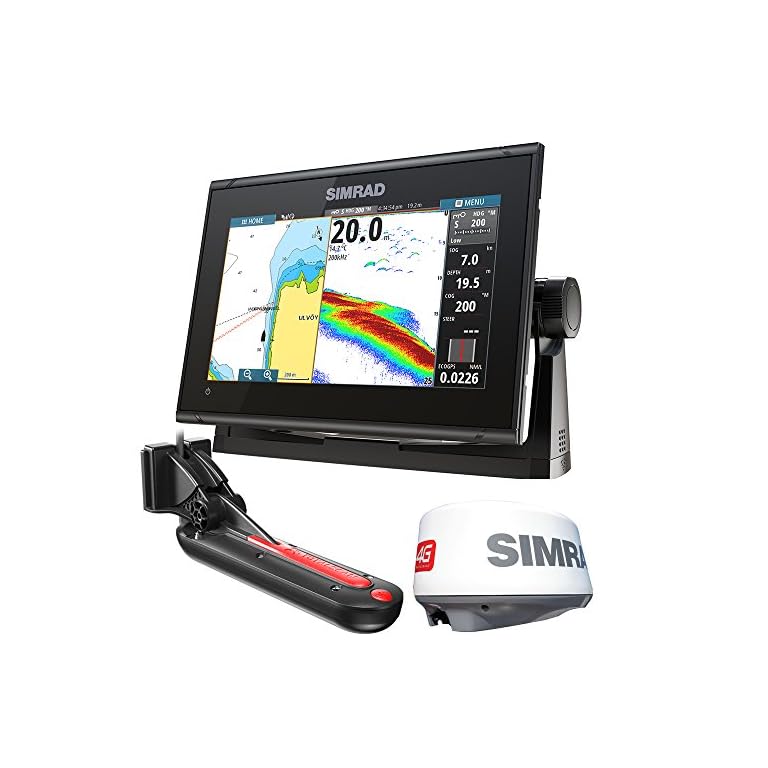 Simrad GO9 XSE Chartplotter/Fishfinder w/TotalScan Transducer. [00013763001]