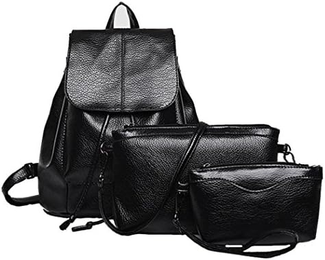 Women Backpacks, jhuivd Teenage Girl Waterproof Travel Bag,Shoulder Bags for Women (BLACK)