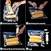 Sous Vide Bags Kit for Anova Cookers-20 Reusable BPA Free Food Vacuum Sealed Bags,1 Hand Pump, 2 Bag Sealing Clips and 4 Sous Vide Clips, Easy to Use, Practical for Food Storage & Cooking