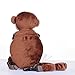 Berhapy 2 in 1 Monkey Toddler Safety Harness Backpack Children's Walking Leash Strap（Brown）