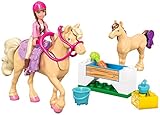 Mega Bloks Barbie's Day at the Stables Building Kit