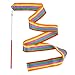 Aresmer 8 Pieces Dance Ribbon Streamers Rhythmic Gymnastics Ribbon for Kids Art Dances