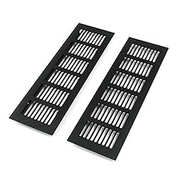 Geesatis 2 Pcs Louvered Ventilation Grille Air Vent