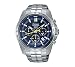 Pulsar Men's 45mm Solar Chronograph Watch with Blue Dial