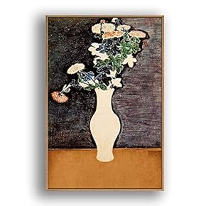 Framed Canvas Wall Art for Living Room, Bedroom Elegant Vase Plants by Sanyu Canvas Prints for Home Decoration Ready to Hanging - 16x24 inches