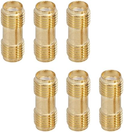 SMA Female Jack, MACTISICAL 6Pcs SMA Female to SMA Female Jack in Series RF Coaxial Adapter Connector