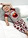 Sesame Street Boys' Toddler 3-Piece Pajama Set, Elmo-Cherry Red, 3T