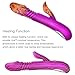 Orlena Heating Dual Motors Rabbit Clitoral Vibrator,G Spot Clit Dildo Vibrators for Women with Thrusting & Vibration,Waterproof Clitoral G Spotter Stimulator Toys,Adult Sex Toys for Women and Couples