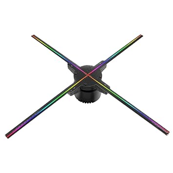 WiFi UHD 3D Hologram Advertising Fan, Tesiway UHD WiFi 3D Holographic Projector Hologram Player LED Display Fan Light for Visual Advertising