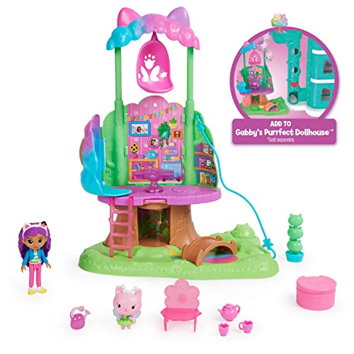 Gabby's Dollhouse, Transforming Garden Treehouse Playset with Lights, 2