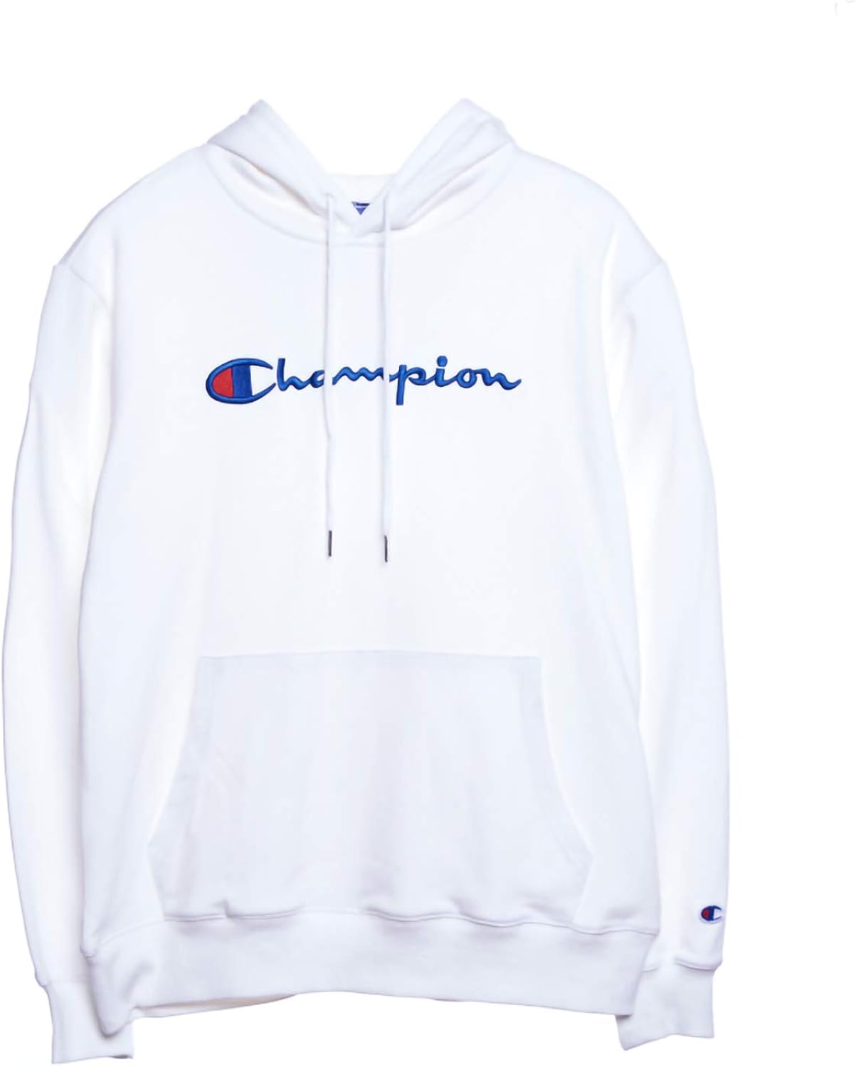 Buy Champion Logo Embroidery Long Sleeve Men Pullover Hoodies Pocket