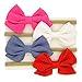 Defitck Baby Headbands Girl Newest Turbans Head Wrap Knotted Hair Band 8PCS