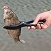 Fishing Pliers Saltwater Hook Remover Pliers Fishing Gripper Gear Tool Abs Grip Tackle Fish Lip Holder Trigger Clamp With Ring(No Rope) Fish Grip Fish Gripper