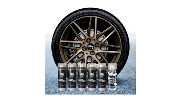 Sophisticauto Full Dip Pack Llantas 6 Sprays Diamante Dorado Candy Perla Brillo