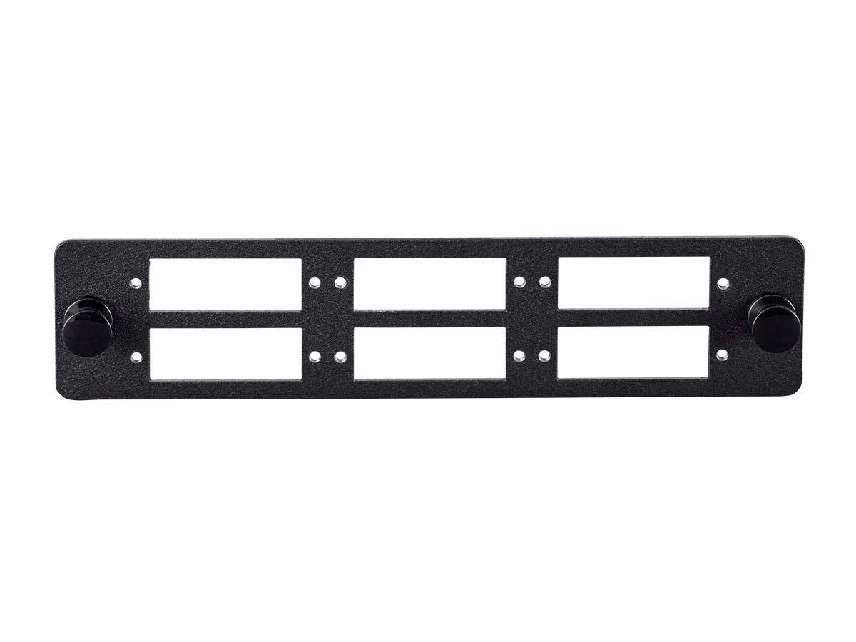 Monoprice Lgx Fiber Adapter Panel | Made from 16 Gauge Cold Rolled Steel, Easy to Install, use with Blank Panels