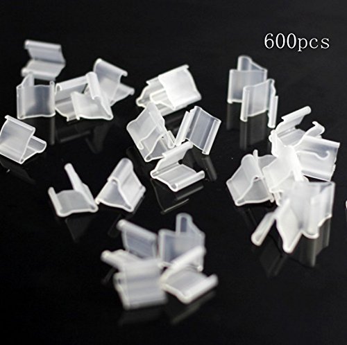 600 Pieces of Clear Plastic Small Balloon Clips Tie for Sealing