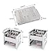 Yoler Wood Burning Backpacking Stoves – Stainless Steel Folding Outdoor Camping Hiking BBQ Cooker Stove Over Open fire – Lightweight, Portable, Sturdythumb 2