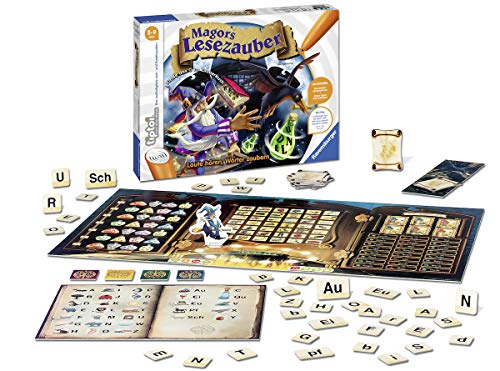 Ravensburger 00511 Tiptoi Spiel Magors Lesezauber & tiptoi Spiel "Das Geheimnis der Zahleninsel" - 00512 / Mathematik lernen in 4 Schwierigkeitsstufen: Spannendes Lernspiel für Kinder – Bild 3