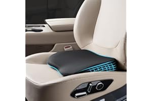 Sothuba Car Seat Cushion for Driving,Car Booster Seat Cushion for Short Drivers,Portable Driver Seat Cushion to Raise Height 3.5 in,Office Chair Back Support Pillow for Lower Back Pain Relief