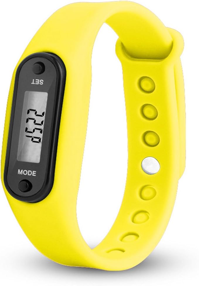 COOKI Pedometer Bracelet, 1pcs Abs and Silica Gel Watch