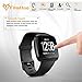 [6-Pack]Fitbit Versa Screen Protector (Not Glass), FilmHoo LiQuidSkin Full Coverage Screen Protector for Fitbit Versa Smartwatch (Case Friendly) HD Clear Anti-Bubble Film