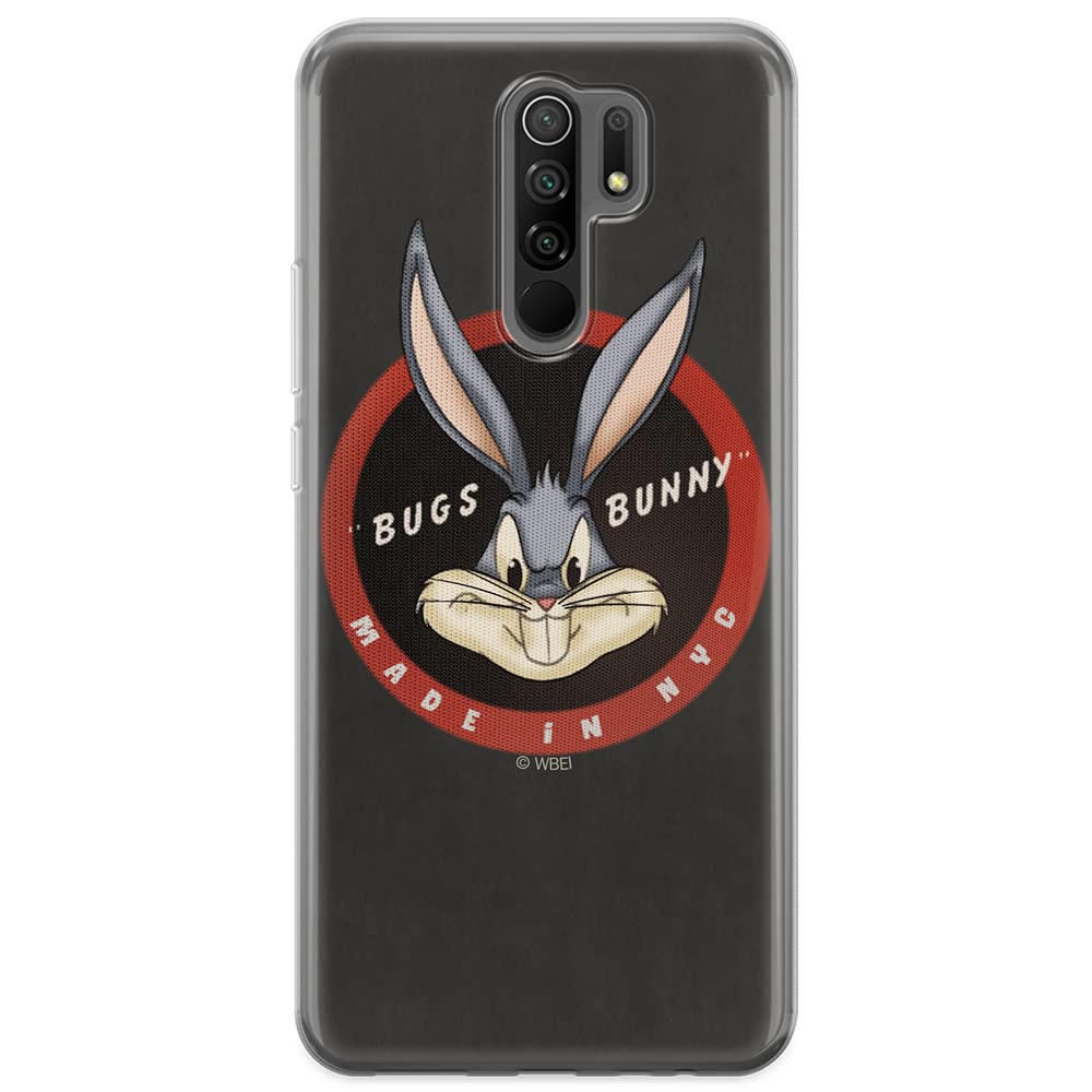 ERT GROUP mobile phone case for Xiaomi REDMI 9 original and officially Licensed Looney Tunes pattern Bugs 006 optimally adapted to the shape of the mobile phone, case made of TPU