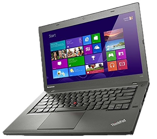 (Renewed) Lenovo Thinkpad T440 14.3-inch Laptop (4th Gen Core i5 4300U/8GB/256GB SSD/DOS/Integrated Graphics), Black