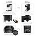 Aicok Single Serve Coffee Maker, Single Cup Coffee Maker for Most Single Cup Pods including K Cup Pods, One Cup Coffee Maker with Stainless Steel Body