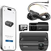 THINKWARE ARC700 4K HDR Dash Cam Front and Rear - 4K+2K Dual Dashboard Camera, Low Power Parking Mode, Thermal Protection, Wi-Fi, GPS, Speed/Red Light Alerts, (64GB MicroSD & Hardwiring Cable Incl)