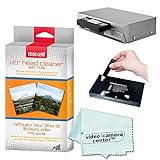 Maxell VP-200 VHS Wet Cleaner + 1 VCC113 Micro-Fiber Cloth
