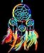 Betterdecor Beautiful Handmade Dream Catcher Hanging Ornament (with a Gift Bag)- Bright Multi Colors (Rainbow)