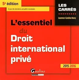 L' essentiel du droit international privé