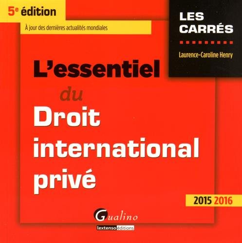 L' essentiel du droit international privé
