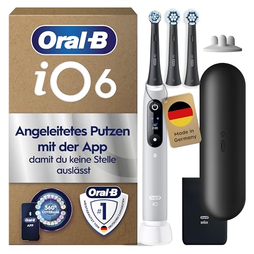 Oral-B iO Series 6 Elektrische Zahnbürste, Grau