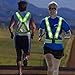MORLIGHT LED Reflective Vest Adjustable Rechargeable High Visibility Safety Vest Gear for Night Running, Dog Walking, Jogging, Cycling, Motorcycling - Green