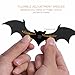 Unomor Halloween Decorations Bat Wall Decorations 60PCS 3D Bats Wall Decal, Halloween Home Window Decorations-60PCS/4 Size