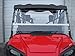 Pioneer 1000 FULL-TILT WINDSHIELD . We need to know what kind of roof you have Hard or Soft? Check email/junk file for message after order is placed.