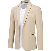 Cloudstyle Men's Suit Jacket One Button Slim Fit Sport Coat Business Daily Blazer