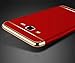 Galaxy J7 Case, Ranyi [3 in 1 Hybrid] [Anti-Slip] [Metal Texture] Slim Fit Full Body Design Metal Painting Bumper + Matte Hard Back Cover Case for Samsung Galaxy J7 (2015), red