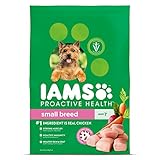 IAMS PROACTIVE HEALTH Small & Toy Breed Adult Dry Dog Food for Small Dogs with Real Chicken, 15 lb. Bag