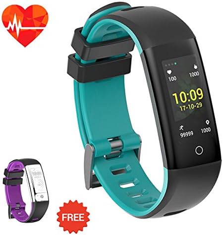 AUNEY Fitness Tracker - Pulsera Deportiva con Monitor de sueño, Impermeable, Bluetooth, para iOS y Android