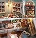 Flever Dollhouse Miniature DIY House Kit Creative Room With Furniture and Cover for Romantic Artwork Gift(Happy Kitchen) by Flever