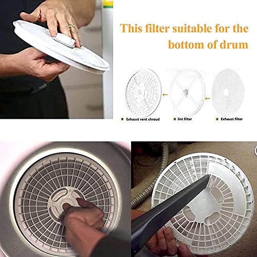 30 Pieces Clothes Dryer Exhaust Filter Set, Universal Portable Dryer