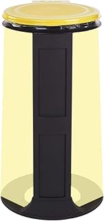 Gies Ecoline Müllsackständer Gelb 120 Liter stabil für alle Müllsäcke Blaue Säcke Sackhalter - Blauer Engel - Made in Germany