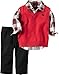 Carters Baby Boys 3-pc. Plaid Sweater Vest Set