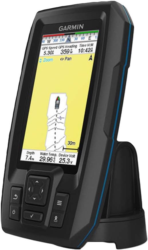 Garmin STRIKER Plus 4cv GPS Fish Finder + GT20 Transom Mount Transducer