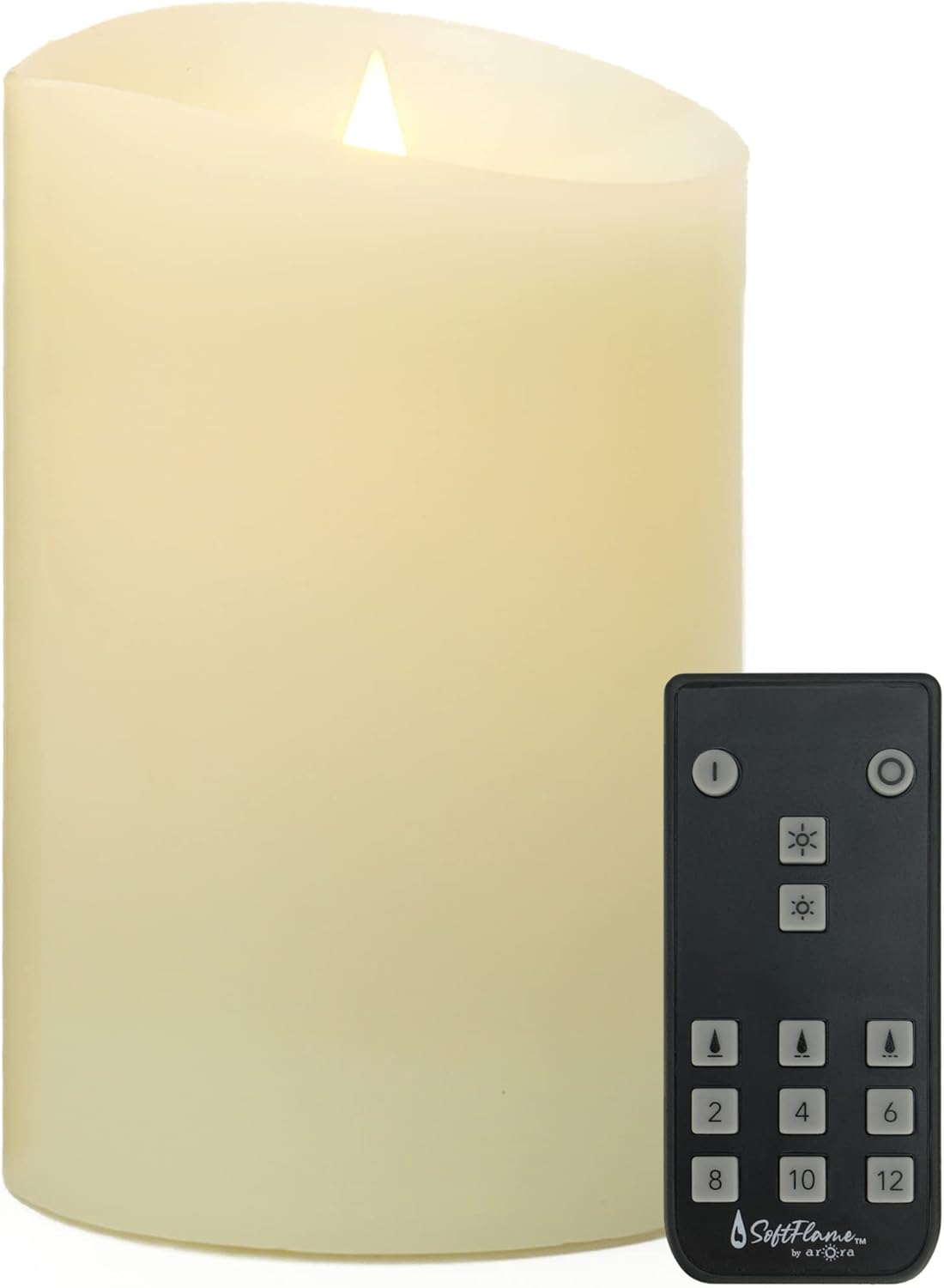 Lighting - Softflame Flameless LED Candles with Remote Control, 4