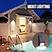 Zoweetek Motion Sensor and Photosensitive Sensor 2-in-1 Solar Light, Outdoor Waterproof Security LED Lights