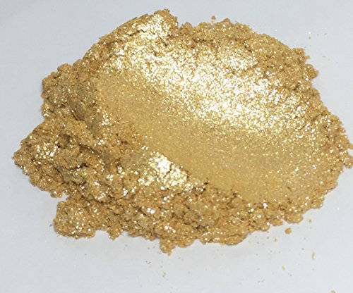 42g/1.5oz DIAMOND GOLD Mica Powder Pigment (Epoxy,Paint,Color,Art) Black Diamond Pigments by CCS